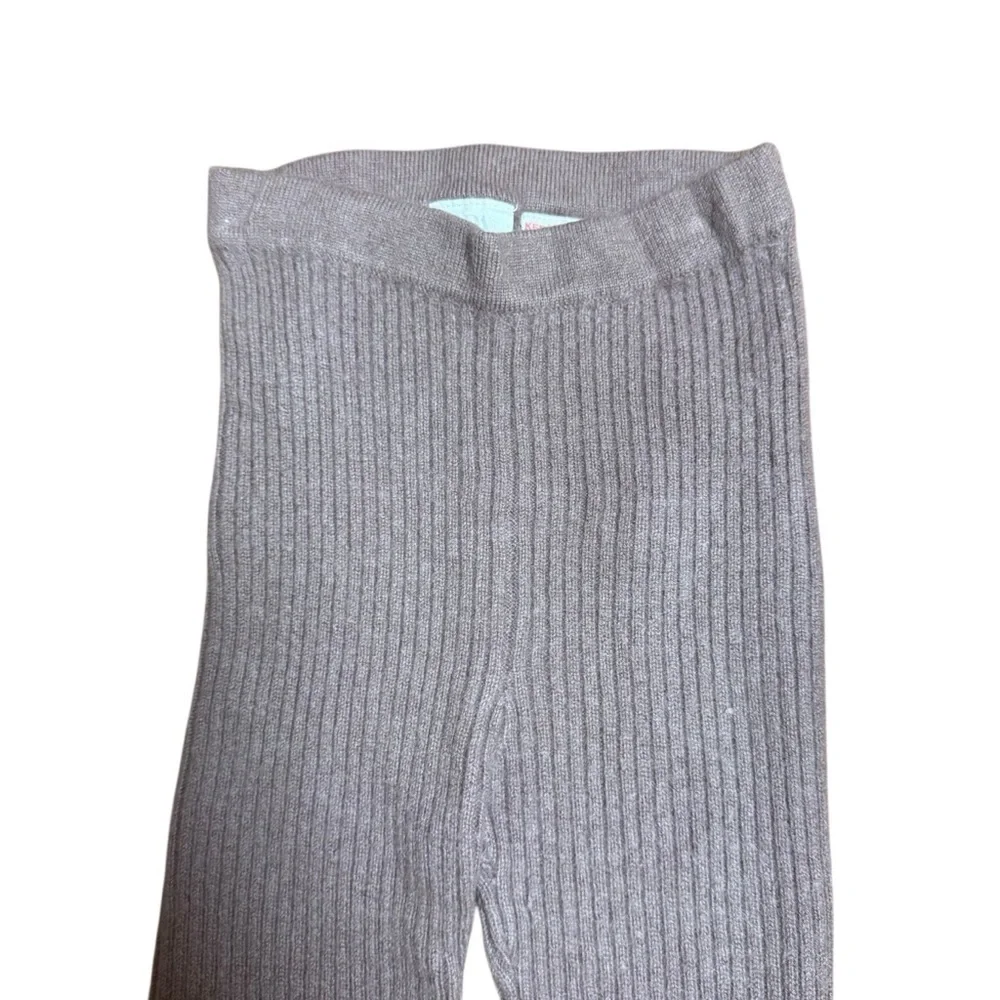 Zara| Kids Pink/Mauve Cashmere Knit Pullover and leggings set- Size 3-4 years